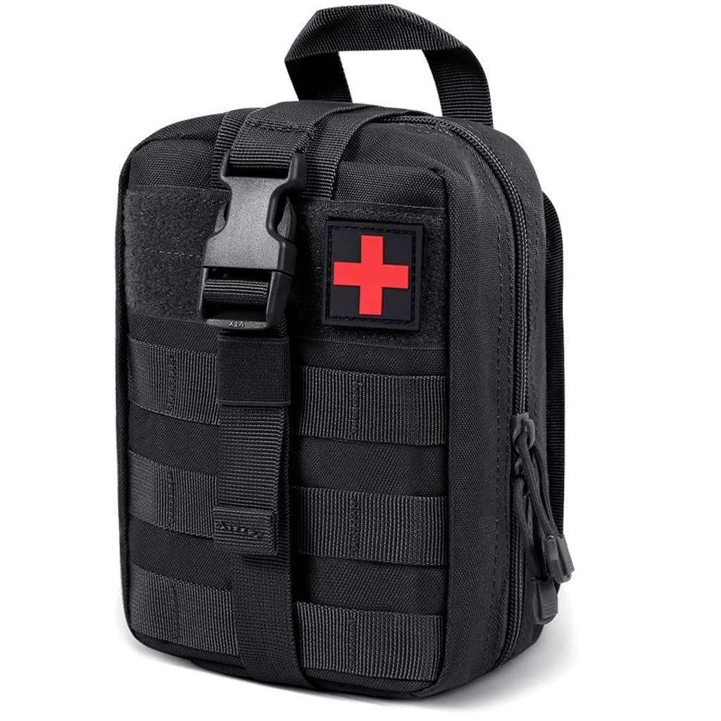 Proberos First Aid Box for Medical Emergency Kit, Heavy Duty and Large Capacity Military Grade Rip-Away Ifak Pouch for Sports, Hiking, Camping, Traveling (Bag Only) Proberos First Aid Box for Medical Emergency Kit, Heavy Duty and Large Capacity Military Grade Rip-Away Ifak Pouch for Sports, Hiking, Camping, Traveling (Bag Only)